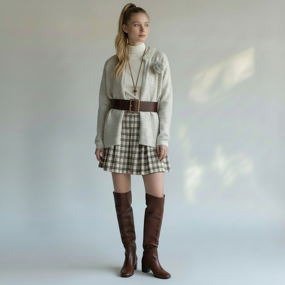 NWT A Giannetti Embellished Pearl & Sequin Collar Open Front Cardigan Size Small - Picture 2 of 11